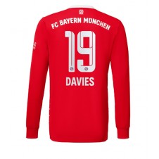 Bayern Munich Alphonso Davies #19 Hemmatröja 2022-23 Långa ärmar
